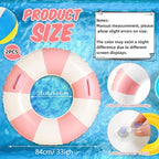 2 PCS Inflatable Pool Floats for Swimming Pool Party Lake Beach Adults - Floaties Pool Tubes Swim Rings Tubes Floaties for Beach Pool Party Decorations