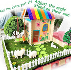 Miniature Fairy Garden Fence 35 Inches,Fairy Garden Accessories Outdoor Wood Picket Fence,DIY Flowerpot Decoration DIY Wood Picket Fence, Miniature Garden Decoration Mini Ornament for Dollhouse