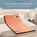 LifePro RejuvaWrap Far Infrared Sauna Blanket for Detox & Relaxation – Available in 5 Colors & 3 Models – Portable Sauna Blanket Infrared for Muscle Relief, Circulation & Recovery – 9 Heat Levels