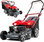 3 in 1 Gas Lawn Mower Self Propelled,173cc OHV Engine with Air Cooling, 20" Steel Deck,8-Level Height Adjustment, 60L Grass Catcher, Foldable Design for Yard Patio Lawn Red (US Fast Arrival