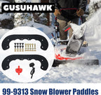 99-9313 Snow Blower Paddles Replaces Toro 99-9313 Paddle Kit, 125-1128, 88-0771, 55-9250 for Toro CCR2000, CCR2400, CCR2450, CCR3000, CCR 3650, Power Clear 221, 621, 721, 721E Snowblowers