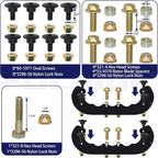 99-9313 Snow Blower Paddles with 55-8760 Scraper 55-9300 Drive Belt Replaces 88-0771, 125-1128, 55-9251, 55-9250 for Toro CCR 2000, CCR 2400 CCR 2500 CCR 2500R CCR 3000 CCR 3000E Snowthrowers