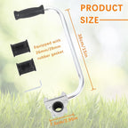 String Trimmers Handle, Ergonomic Trimmer Grip, Weedeater Handle with Bracket Clamp, for Lawn Care, Landscaping, Yard Trim