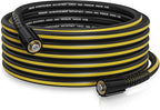 Flexible Pressure Washer Hose 25ft - 1/4" Non Kinking Power Washer Hose For Pressure Washer,3600psi M22-14mm High Pressure Hose Extension