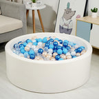 TRENDPLAY Plastic Balls for Ball Pits 2.2 Inch, Pack of 50 100 200 500 Hollow Balls, Perfect for Toddler Baby Pools,Party,Festival Decoration