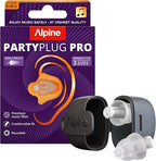 Alpine PartyPlug Pro Concert Ear Plugs, High Fidelity Professional Earplugs, 21dB Noise Reduction, Premium Hearing Protection for Music Festivals, Raves & Live Events, Incl. 3 Tip Sizes, Transparent