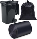O2frepak 45 Gallon Multipurpose Tear-Resistant Trash Bags,Heavy Duty,Tastless and Black Garbage Bags (20 Count, 100x120cm)
