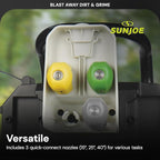 Sun Joe Electric Pressure Washer w/Wheels & 3 Quick-Connect Nozzles, 2200 PSI (PWMA Certified), 1.1 GPM, 14.9-Amp Motor - Heavy-Duty Cleaning Machine for Patios, Decks, Sidewalks & Cars, SPX3000-QW2