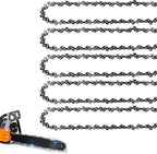 5 Pack 10 Inch Chainsaw Chain 3/8" LP Pitch .050" Gauge 40 Drive Links Replacement for Echo CS-271 CS280, Worx WG309, Sunjoe SWJ807E, Remington RM1035P, Craftsman S40