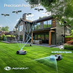 Sunseeker X7 Wireless Robot Lawn Mower 0.75 Acre/ 32,000Sq. Ft, with Smart APP Control, Vision AI System & RTK, Path Planning, Adaptive Floating Cut Height up to 4", for Medium to Large Yards