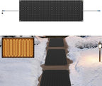 Snow Melting Mats Outdoor for Walkways, 20 x 60 in No-Slip Heated Outdoor Mats with 10 ft Power Cord, 3 in/h Speed Snow and Ice Melting Pads for Winter Backyards Snow Removal