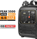 LIFAN 3500W Portable Inverter Generator for Home Backup, Super Quiet Gas Powered Generator for RV Camping Outdoor Use, ECO Mode, EPA Compliant, Parallel Ready with CO-MINDER Safety