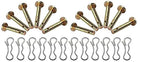 12 pcs 738-04124A and 714-04040 Shear Pins and Cotter Pins for Cub Cadet MTD Troy Bilt Snowblowers