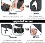 Patio Furniture Covers Outdoor Table Cover Waterproof Rectangular Patio Dining Table Cover Wind Dust Proof Anti-UV Garden Sectional Couch-Cover Table and Chair Set Covers 67"L x 37"W x 28"H Black