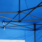 COBIZI 10x10 Pop Up Canopy with 4 Sidewall,Heavy Duty Canopy UPF 50+ All Season Wind Waterproof Commercial Outdoor Wedding Party Tents for Parties Canopy Gazebo with Roller Bag (10 x 10 ft White)