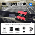SUNWHEEL 1500W 24V Pure Sine Wave Inverter, 24V DC to 110V/120V AC Power Inverter for RV、Off Grid、Truck、Power Outage with 2 AC outlets and LCD Display