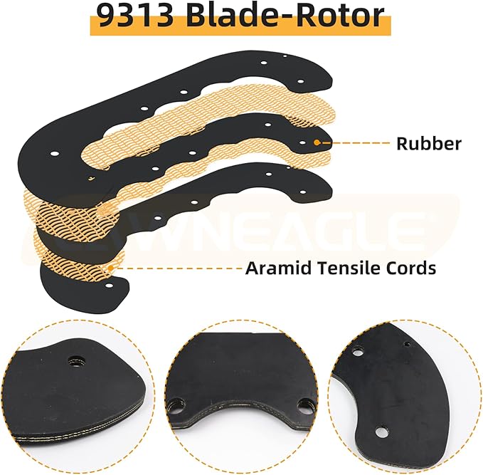99-9313 Snow Blower Paddles with 55-8760 Scraper Blade 95-6151 Drive Belt Replaces Toro 99-9313 Kit, 88-0771, Toro 55-8760 for Toro CCR 2400, CCR 2450, CCR 3000, CCR 3650 Snowthrowers