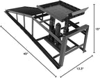 BLVD-LPF OBEY YOUR LUXURY 2 Pack Hydraulic Car Ramps 10000lbs 5T 11000lbs Low Profile Car Lift Service Ramps Truck Trailer Garage, Height Hydraulic Vehicle Ramps (Black)
