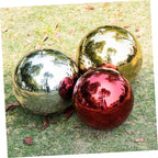 Stainless Steel Polished Gazing Ball Reflective Garden Mirror Sphere Decor for Outdoor Spaces Durable Metal Ball for Elegant Home and Garden Decoration 5.89inch
