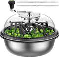 16 Inch Bud Leaf Bowl Trimmer, 16" Trim Bowl with Clear Visibility Dome and Sharp Stainless Steel Blades, for Twist Spin Cutting Buds, Flowers, Leaves, Hydroponics Plants