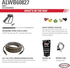 Simpson Cleaning 4200 PSI Gas Pressure Washer, 4.0 GPM Power Washer for Commercial Use, Honda Engine, 50-Foot Steel-Braided Hose, Aluminum Water Blaster, 49-State (ALWB60827)