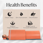 Clearlight The Curve™ Sauna Dome with Amethyst Mat - Portable Far Infrared Home Sauna for Pain Relief & Muscle Recovery, Personal Lightweight Sauna for Relaxation & Wellness