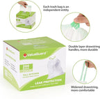 Large Trash Bag 13 Gallon Tall Drawstring 100% Post-Consumer Recycled Garbage Bag Waste Bag for Kitchen Office 0.8 Mil (200 Count)