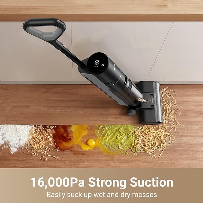 DREAME G10 Pro Wet Dry Vacuum Cleaner, Vacuum Mop All in One with Auto Self-Cleaning, Floor Cleaner Machine for Hard Floor, 35 Mins Runtime, Edge Cleaning, Self-Propelled Vacuum Mop Combo