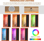 Sauna, Far Infrared Saunas for Home Room 800W/110V Indoor Sauna for Single Person Okoume Wood Sauna with 1 Person Low EMF Dry Sauna with Speakers/Air Hole and LED Color Light - 28.8 * 35.3 * 61.5 in