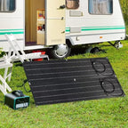 600 Watt Flexible Solar Panel for RV, 2 × 300 Watt 12 Volt Solar Power Panel Kit Photovoltaic Module Monocrystalline Solar Panels for Camping Off Grid Car Battery Charging Boat