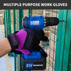 Thorn Proof&Puncture Resistant Gardening Gloves with Grip,Garden Glove for Women, Leather Yard Work Gifts