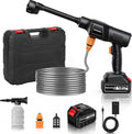 Cordless Power Washer, 900 PSI Cordless Pressure Washer, Portable Power Washer with 3.0Ah Battery&Charger & 6-in-1 Nozzle, 17FT Drain Hose, Portable Pressure Washer for Car WashHomeYard