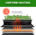 Bestio Waterproof Seedling Heat Mat, 20×20.75 in Heat Mats for Seed Starting, MET Certified Seed Mat, Suitable for Indoor Gardening, Germination