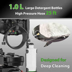 4200PSI Gas Pressure Washer 4.0GPM Gas Power Washer 212CC Gas Powered Washing Machine Commercial High Pressure Washer with 25ft Hose&5 Nozzles for Patio Garden Yard Vehicle,EPA/CARB/ETL