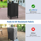 SunPatio Vertical Smoker Cover for Pit Boss 4/5/7 Series, Wood Pellet Grill Cover for Outside, Outdoor Waterproof BBQ Grill Protector, Compatible with Pit Boss 73550