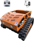Remote Control Robotic Lawn Mower, Automatic Track for 45° Slope, 6HP at 3600 RPM, 21.7" Cutting Width Cutting Range 0.4-5.1in, All Terrain Grass Cutter Yard Mower USA Stock