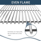 Flavorizer Bars,Heat Deflectors,Grill Burner and Grill Grid for Weber Genesis 300 Series Grills with Front Control Knob, Genesis S310 S320 S330 E310 E320 E330