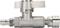 Ball Valve Pressure Washer, DN10 Ball Valve, 3/8" High Pressure Ball Valve for Power Washer Hose, 5000 PSI (3/8" Female BSP)
