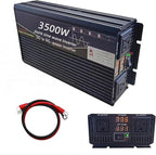 3500 Watt Power Inverter 12V DC to 110V AC Converter, RV Inverter, LED Display with 2 AC Outlets Dual Fans Radiating, for RV, Camp and Home, Electric Tool Pure Sine Wave Inverter (110V, 3500W 12V)