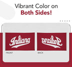 Indiana Hoosiers College Sports Printed Flag - NCAA Licensed - Nylon - School Banner (White, Red) (3' x 5')