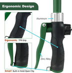 Heavy Duty 21 Inch Watering Wand with Pivoting Head, Adjustable Water Sprayer Wand with Ergonomic Handle, Spray 6 Watering Patterns, Perfect for Watering Hanging Plants