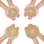 Skyflame 4-inch Ceramic Fireplace Balls, 12PCS Round Beige Fire Pit/Firepalce Insert Accessory for Indoor, Outdoor, Patio and Garden