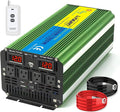 LVYUAN 3500W Pure Sine Wave Inverter DC 12V to AC 110V/120V Car Inverter with 4 AC Outlets USB Port for Camping/Truck/RV/Solar System/Travel Camping