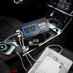 ERAYAK 200W Car Power Inverter, 12V to 110V Cigarette Lighter Adapter to Wall Plug, with AC Outlets & USB C Fast Charger, Car & Truck Accessories for Road Trips