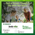 GARDEN GURU Eco Transplanter Trowel Shovel- 100% Recycled Stainless Steel - Rust Resistant - FSC Certified Wood Ergonomic Handle - Perfect Tool for Gardening Weeding Transplanting and Digging (4 Pack)