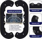 99-9313 Snow Blower Paddles with 55-8760 Scraper Replaces 99 9313, 88-0771, 125-1128, 55-9251, 55-9250 for Toro CCR 2000, CCR 2400, CCR 2450, CCR 2500, CCR 3000, CCR 3600, CCR3650 Snowthrowers