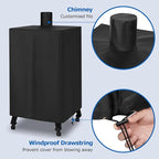 SunPatio Vertical Smoker Cover for Pit Boss 4/5/7 Series, Wood Pellet Grill Cover for Outside, Outdoor Waterproof BBQ Grill Protector, Compatible with Pit Boss 73550