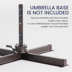 10x13 FT Cantilever Patio Umbrella Double Top Outdoor Rectangular Large Heavy Duty Aluminum Offset Umbrellas with 7 Level Tilt 360-degree Rotation for Pool Garden Deck, Navy