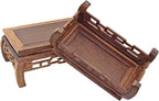 GOLDY&WENDY Oriental Furniture Rosewood Rosewood Pedestal Stand Rectangular Carved Wooden Base Art Antique Furniture Decoration