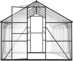 VEVOR 8 x 14 FT Polycarbonate Greenhouse, Heavy Duty Outdoor Green House with Adjustable Vent & Push-Pull Lockable Door, Quick Setup, Aluminum Frame Walk-in Greenhouse Sunroom for Outside Garden Lawn